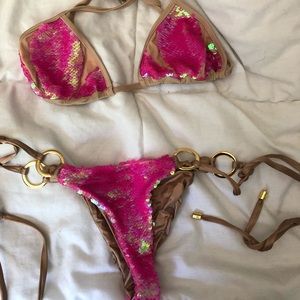 Beach Bunny Swimwear Set Small Bikini NWOT